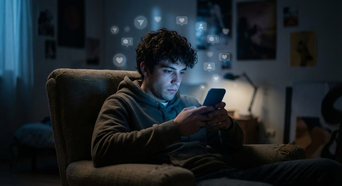 Dipendenza dai social media nei giovani