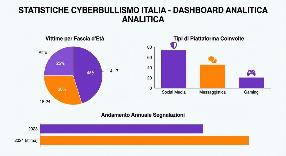 Statistiche sul cyberbullismo in Italia